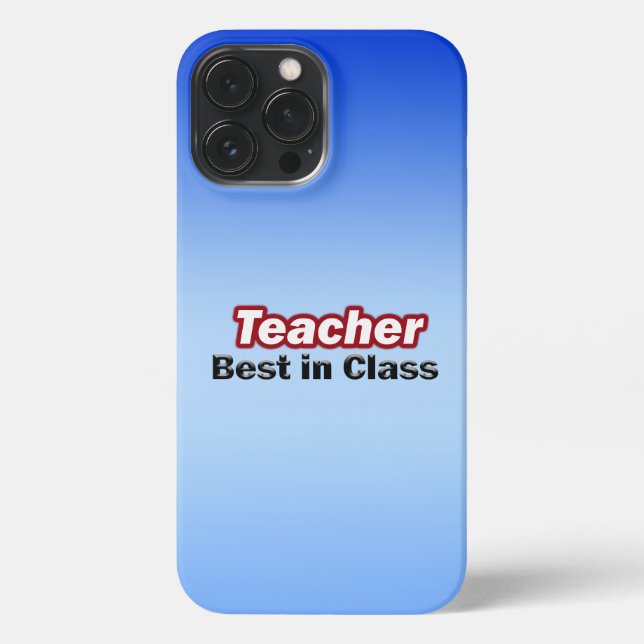 Funda Para iPhone Maestra mejor en clase (Reverso )