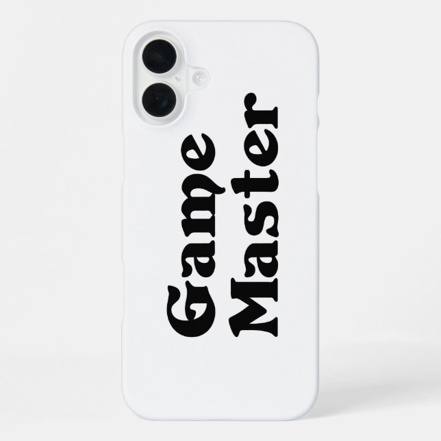 Funda Para iPhone Maestro de juegos (Reverso )