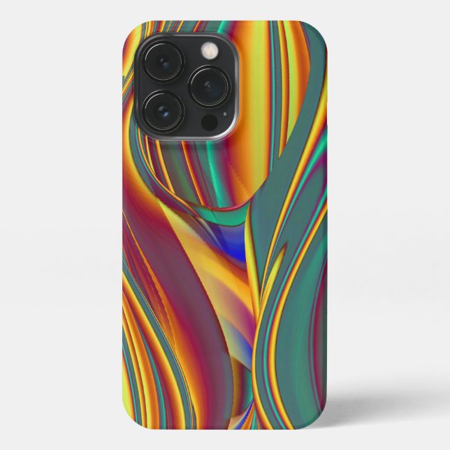 Funda Para iPhone Mágica de las flores de otoño del verano de primav (Reverso)