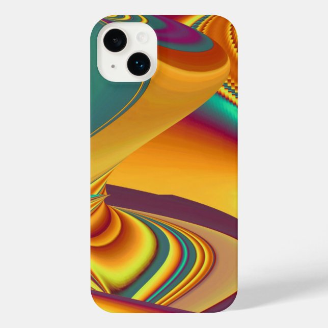 Funda Para iPhone Mágica de las flores de otoño del verano de primav (Reverso )