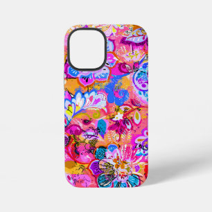 Funda Para iPhone 12 Mini Mágica floral abstracta colorida