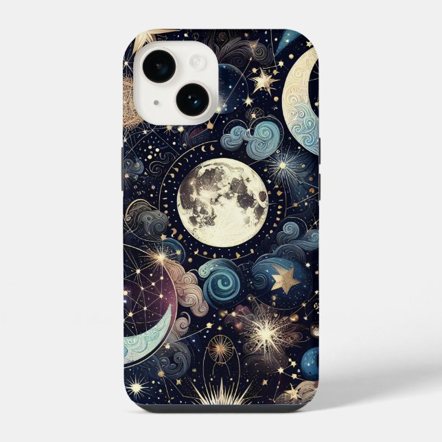 Funda Para iPhone Mágica lunar (Reverso )