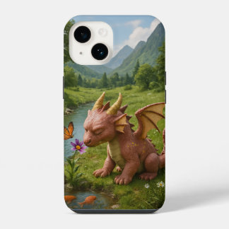 Funda Para iPhone 14 Magical Dragon Garden iPhone 14 Case – Whimsical F