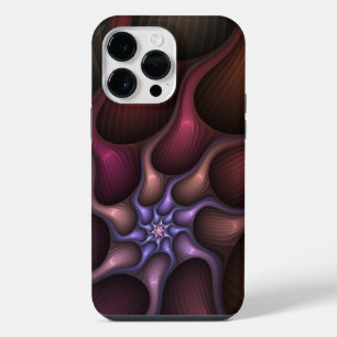 Funda Para iPhone 14 Pro Max Magnífico Resumen Brillante Fractal a rayas
