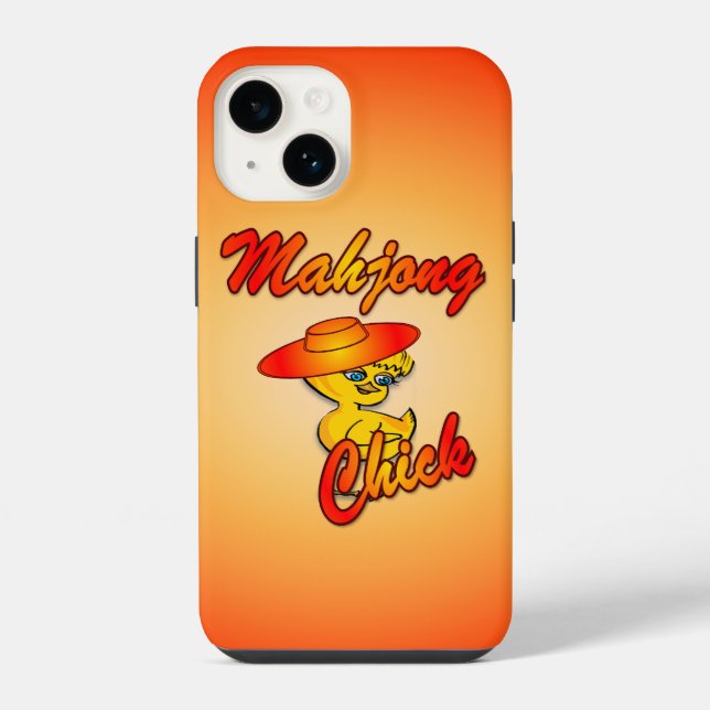 Funda Para iPhone Mahjong Chick #5 (Reverso )