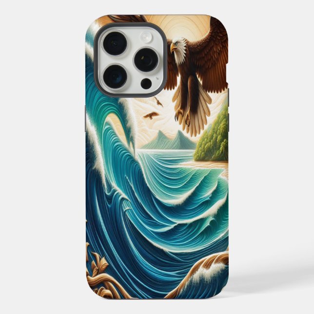 Funda Para iPhone Majestad del cielo (Reverso )