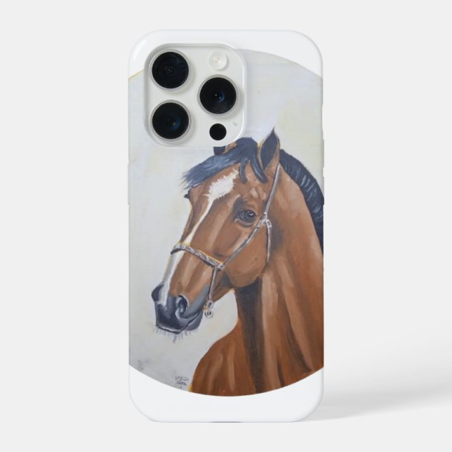 Funda Para iPhone Majestic Horse Portrait T-Shirt (Reverso )