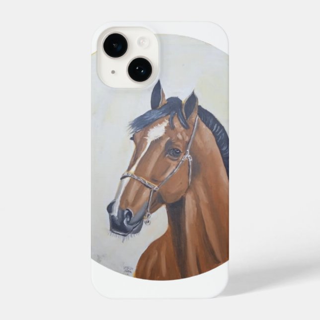 Funda Para iPhone Majestic Horse Portrait T-Shirt (Reverso )