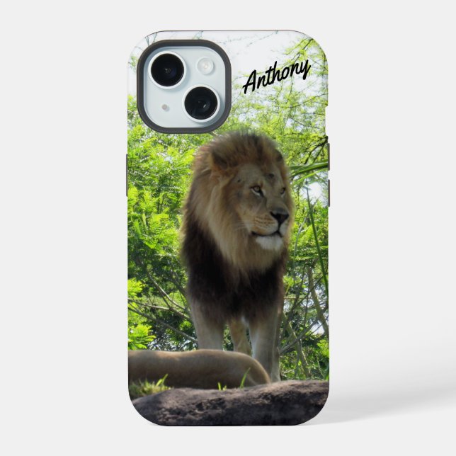 Funda para iPhone Majestic Lion (Reverso )