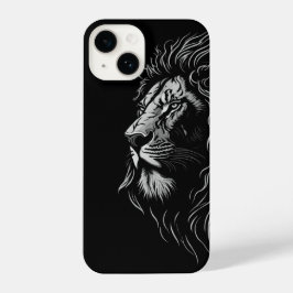 Funda Para iPhone 14 Majestic Lion's Face iPhone 14 Funda