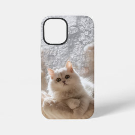Funda Para iPhone 12 Mini Majestic white cat