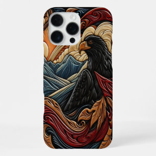 Funda Para iPhone 16 Pro Max Majestuosa Águila Arte Escénico