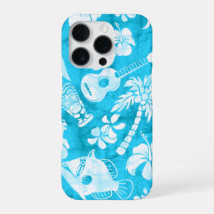 Funda Para iPhone 16 Pro Makapuu Beach Hawaiian Batik Turquesa
