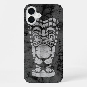 Funda Para iPhone 16 Plus Makapuu Beach Hawaiian Tiki Sonriente Batik