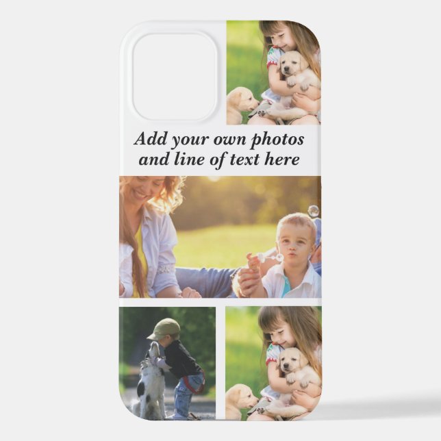 Funda Para iPhone Make your own photo collage and text  (Reverso )