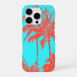 Funda Para iPhone 16 Pro Makena Beach Palmas Desvaídas Hawaianas Turquesa