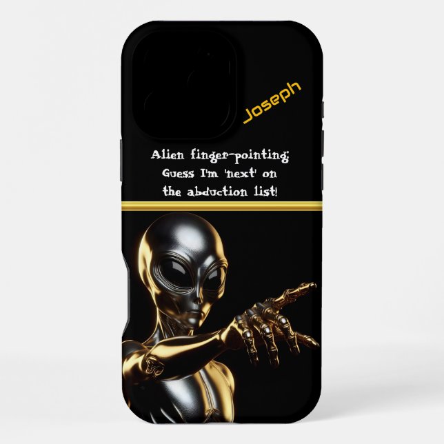 Funda Para iPhone Mal Alien , ¡Tú eres el próximo!  (Reverso )