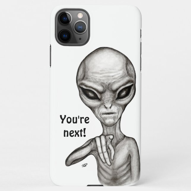 Funda Para iPhone ¡Mala Alien, eres la siguiente! (Reverso)