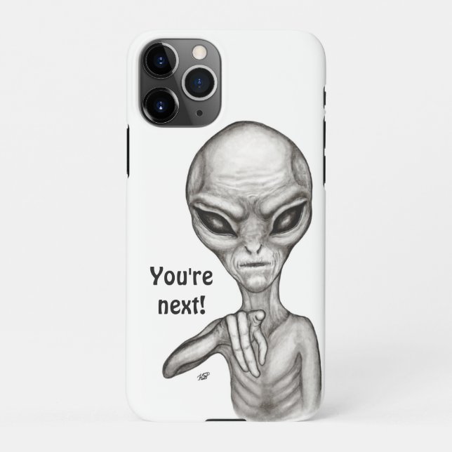 Funda Para iPhone ¡Mala Alien, eres la siguiente! (Reverso)