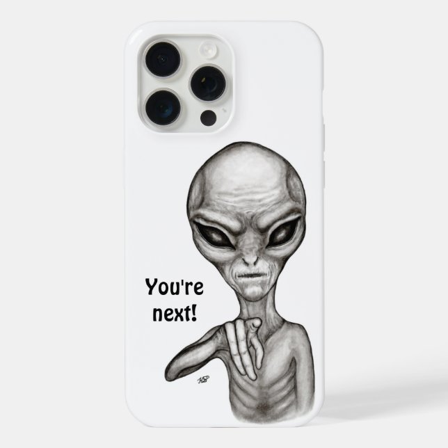 Funda Para iPhone ¡Mala Alien, eres la siguiente! (Reverso )