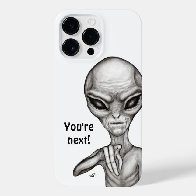 Funda Para iPhone ¡Mala Alien, eres la siguiente! (Reverso)