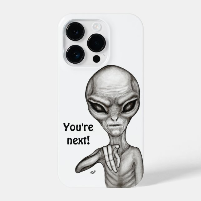 Funda Para iPhone ¡Mala Alien, eres la siguiente! (Reverso )