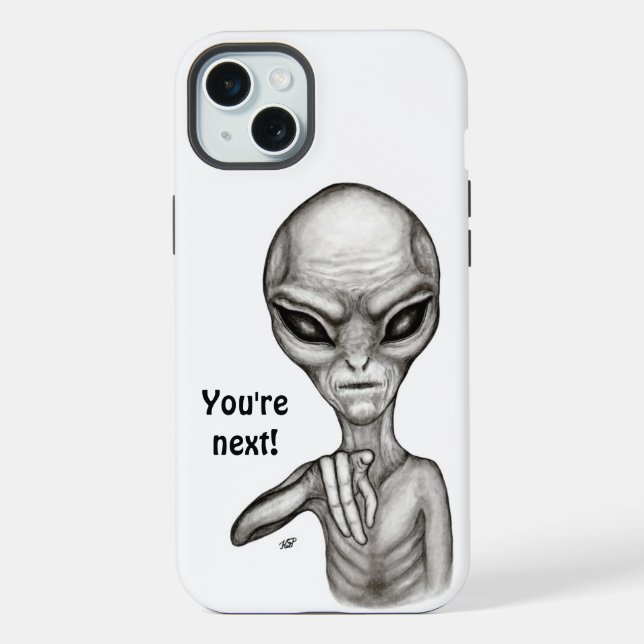 Funda Para iPhone ¡Mala Alien, eres la siguiente! (Reverso )