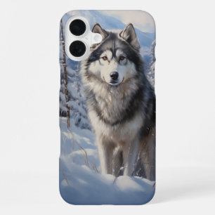 Funda Para iPhone 16 Plus Malamute de Alaska