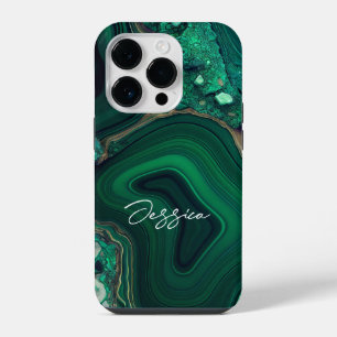 Funda Para iPhone 14 Pro Malaquita Cu6CO3(OH)2