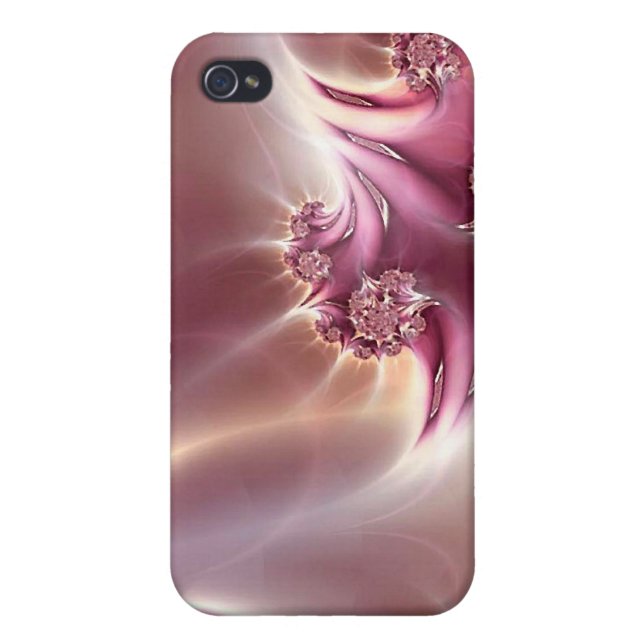Funda Para iPhone Maletín Pink Fractal Jewelry Speck iPhone 4 (Atrás)