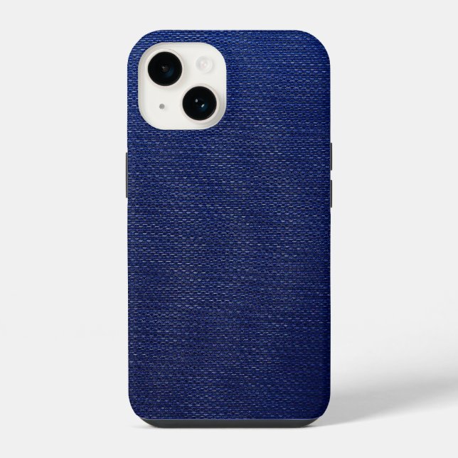 Funda Para iPhone Malla azul fría (Reverso )