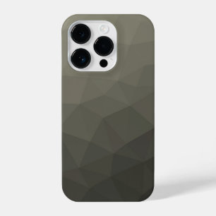 Funda Para iPhone 14 Pro Malla geométrica del gradiente militar del ejércit