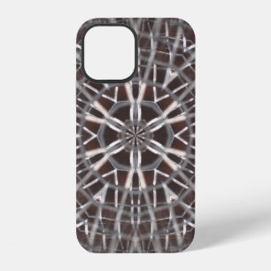 Funda Para iPhone 12 Malla metálica plateada metálica