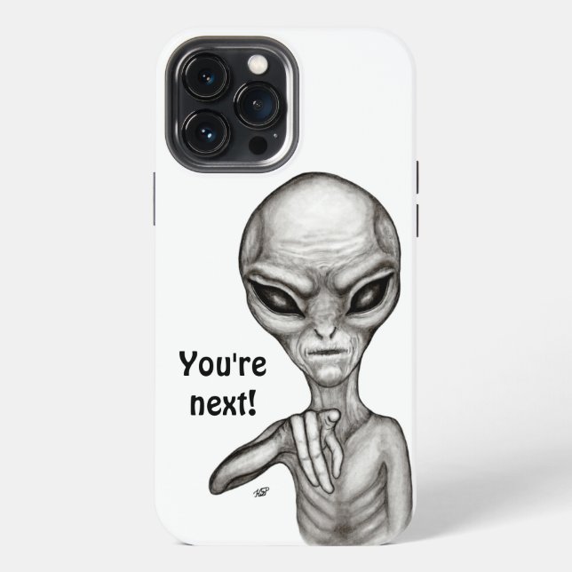 Funda Para iPhone Malo Alien , ¡Tú eres el próximo ! (Reverso )