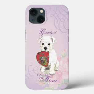 Mamá corazón Westie