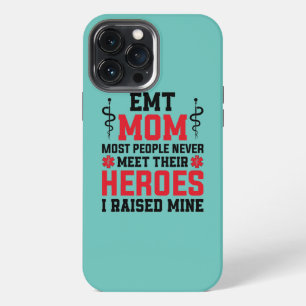Funda Para iPhone 13 Pro Max Mamá de EMT Médico de Emergencia EMS Paramédicos E