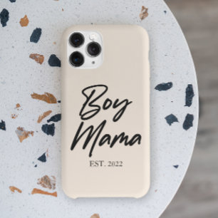 Funda Para iPhone 13 Pro Max Mamá de Niño Personalizado Año de Establecimiento