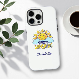 Funda Para iPhone 16 Pro Max Mamá, eres mi sol Día de la Madre adorable