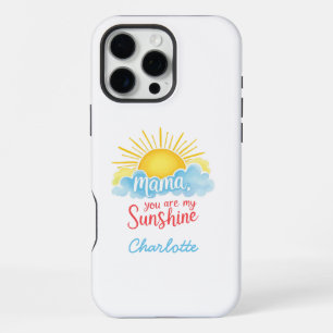 Funda Para iPhone 16 Pro Max Mama Eres Mi Sol Mejor Día de la Madre