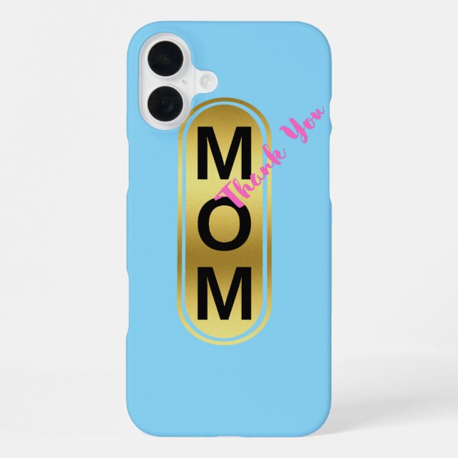 Funda Para iPhone ¡Mamá, Gracias! (Reverso )