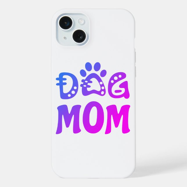 Funda Para iPhone Mamá Perro (Reverso )
