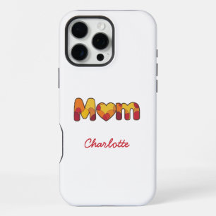 Funda Para iPhone 16 Pro Max Mamá Regalo Simple Para Mamá Día de la Madre A