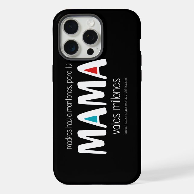 Funda Para iPhone Mama vales millones (Reverso )