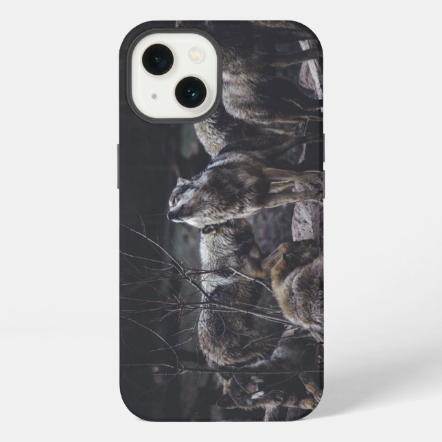 Funda Para iPhone Manada de Lobos (Reverso )
