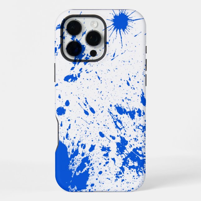 Funda Para iPhone Manchas de tinta locas (Reverso )