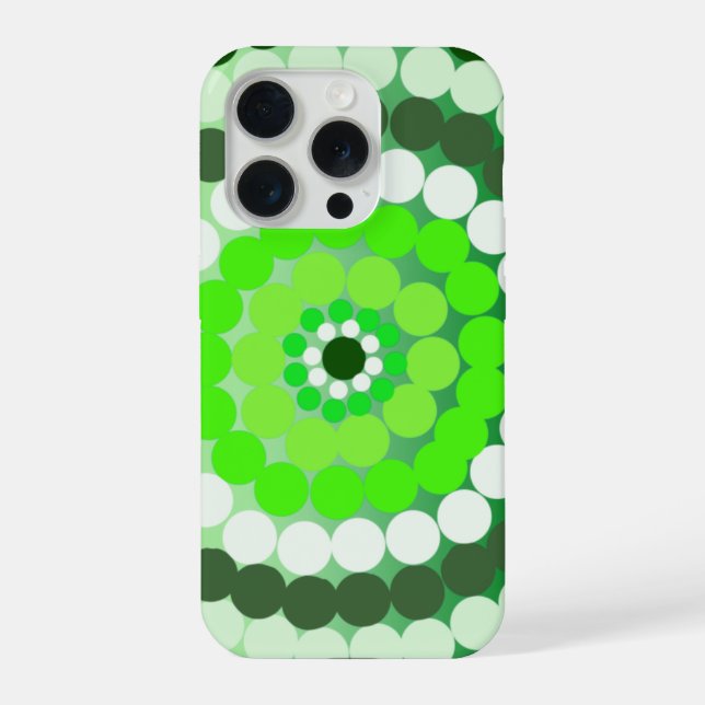 Funda Para iPhone Manchas Verdes Manchadas,   (Reverso )
