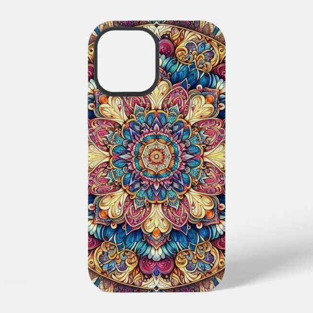 Funda Para iPhone Mándala (Reverso )