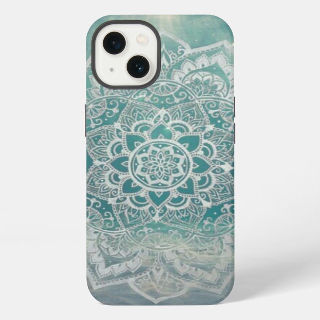 Funda Para iPhone Mandala en el cielo iphone case (Reverso )