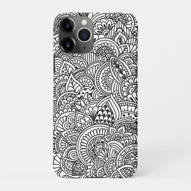 Funda Para iPhone Mandala Henna IPhone 11 Pro Funda (Reverso)