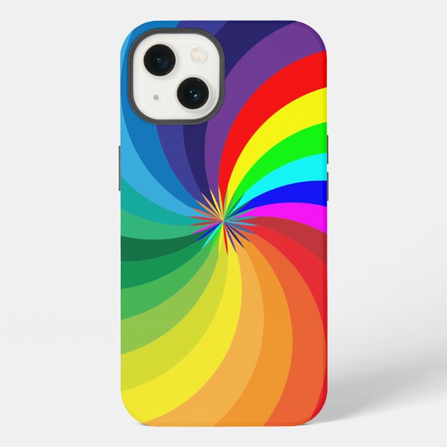 Funda Para iPhone Mandalas de Colores de Arcoíris-46556 (Reverso )